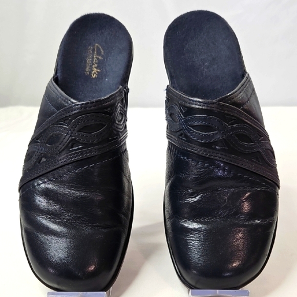 Clarks Blue Flats Comfortable Womens Loafers - Picture 4 of 8